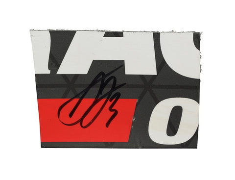 Own a piece of Atlanta Speedway history with this signed 2024 Austin Dillon #3 race-used sheet metal. Taken from his Breztri Racing car, this authentic 3-color RCR section is securely encased in a protective toploader. A standout NASCAR collectible and a great gift for racing enthusiasts.