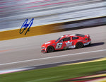 Autographed 2024 Brad Keselowski #6 Kings Hawaiian Mustang 9x11 glossy photo, signed by Keselowski. This photo captures the power and performance of his RFK Racing car, complete with a Certificate of Authenticity, making it a must-have for any NASCAR fan or collector.