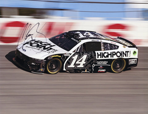 Autographed 2024 Chase Briscoe #14 High Point Racing Darlington Throwback 9x11 glossy photo, signed by Briscoe. Capturing the special throwback design from Stewart-Haas Racing's final season, this collectible includes a COA, making it a valuable addition to any NASCAR collection.
