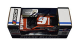 Autographed 2024 Chase Elliott #9 Hooters Racing Next Gen Camaro diecast car. This collectible, signed through exclusive public and private signings with HOT Pass access, includes a Certificate of Authenticity and a lifetime authenticity guarantee. Ideal gift for NASCAR fans and collectors.