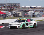Autographed 2024 Chase Elliott #9 Unifirst Racing Charlotte Roval race photo, a must-have collectible. This signed 8x10 inch glossy photo comes with COA, great for NASCAR fans.