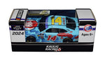 Autographed 2024 Daniel Suárez #14 Wendy’s Camaro Xfinity Series 1/64 diecast car. Limited edition signed model with COA, perfect for NASCAR fans and collectors.