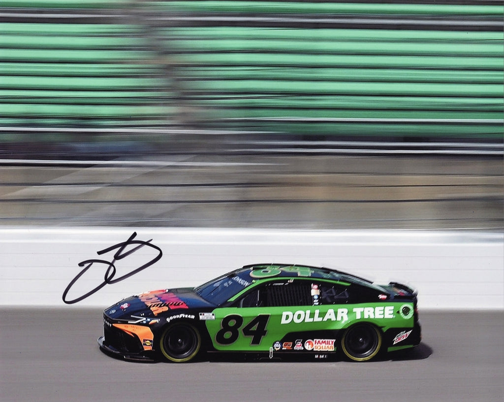 Signed 2024 Jimmie Johnson #84 Dollar Tree Car Kansas Speedway Photo ...