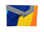 Autographed 2024 Josh Berry #4 Overstock Racing race-used sheet metal from Kansas Speedway. This collectible, roughly trading card-sized, features a bold 5-color design, signed by Berry, and comes in a protective toploader. A must-have for NASCAR fans and a fantastic gift for collectors.