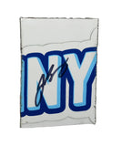 This Josh Berry autographed 2024 race-used sheet metal piece from Kansas Speedway showcases a striking 3-color section and is encased in a toploader for display. A rare NASCAR collectible for fans and collectors, making it an excellent gift for motorsports enthusiasts.