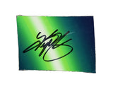 Signed 2024 Kyle Busch #8 Zone Racing race-used sheet metal with a 4-color piece from the Sonoma Raceway. This unique NASCAR collectible fits perfectly into a plastic toploader, comes with a COA, and makes a perfect gift for any racing fan.