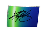 Signed 2024 Kyle Busch #8 Zone Racing race-used sheet metal from Sonoma Raceway, featuring a 4-color piece. This collectible is ideal for display in a plastic toploader and comes with a COA, making it a great gift for NASCAR fans.