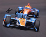 Experience the excitement of the 2024 Indianapolis 500 with this autographed glossy photo of Kyle Larson in the #17 Hendrick Motorsports car. This 8x10 image captures Larson on track, making it a must-have for any NASCAR fan and collector.