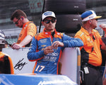 Celebrate the pre-race excitement of the 2024 INDY 500 with this autographed photo of Kyle Larson in his #17 Hendrick Motorsports car. This glossy image is a must-have for fans and collectors, capturing the spirit of racing.