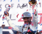 Own a signed 2024 Kyle Larson #5 Charlotte Roval Race Win Victory Lane photo. Featuring Larson's confetti-filled celebration, this 8x10 inch NASCAR glossy photo is authenticated with a COA for collectors.