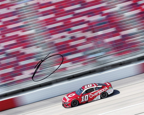 Celebrate Noah Gragson’s 2024 Darlington throwback race with this autographed 8x10 photo. Featuring the #10 Overstock Racing car, this limited edition includes a COA to ensure its authenticity, making it a must-have for NASCAR fans.