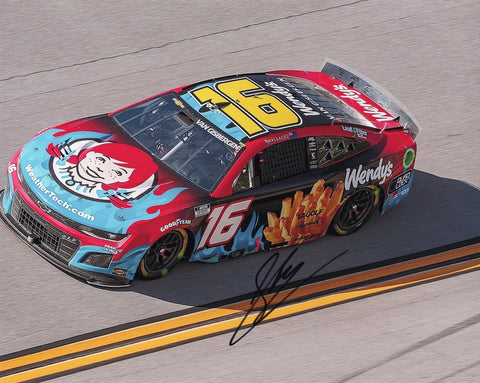 Celebrate Shane Van Gisbergen’s rookie season with this autographed 8x10 glossy photo from the 2024 Talladega Race. Signed by SVG himself, it includes a Certificate of Authenticity (COA) and is a fantastic gift for any NASCAR enthusiast.