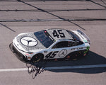 Stunning autographed 8x10 photo of Tyler Reddick’s victory at Talladega in 2024, racing the #45 Jordan Jumpman car. Comes with a Certificate of Authenticity (COA), a must-have collectible for NASCAR fans.