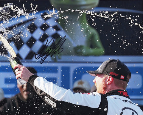 Celebrate Tyler Reddick’s thrilling 2024 Talladega victory with this autographed photo. The #45 Jumpman Racing car, team celebration, and COA make it a must-have for collectors.