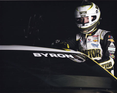 Capture William Byron in a stunning 2024 Media Day pose with this signed 8x10 NASCAR photo. The photo is signed and includes a COA, making it a perfect collectible.