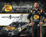 Autographed 2025 Austin Dillon hero card featuring the #3 Bass Pro Shops WINCHESTER car from Richard Childress Racing. A must-have 8x10 NASCAR photo collectible with COA.