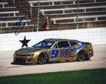Authentic 2025 Chase Elliott photo signed by the driver, featuring the iconic #9 NAPA 100th Anniversary paint scheme at Texas Motor Speedway. This collectible 8x10 glossy image includes a COA and makes a great gift for dedicated NASCAR fans or memorabilia collectors.