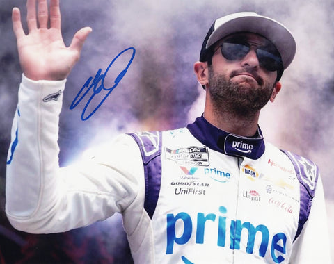 Autographed 8x10 photo of Chase Elliott at driver introductions during the 2025 NASCAR season, featuring his #9 Prime Racing suit. Includes COA. A dynamic collectible that captures the fan-favorite moment before race time. Makes a great gift for NASCAR enthusiasts.