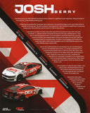 Signed NASCAR photo featuring Josh Berry in the #21 Dex Imaging car during Wood Brothers Racing’s 75th anniversary season. Signed 8x10 hero card with COA. A perfect gift for collectors and fans. We’re always here to help with any questions about your order or collection.