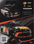 Signed 8x10 glossy NASCAR photo of Martin Truex Jr. #56 Bass Pro Shops Daytona 500 car official hero card, featuring a vibrant image and autograph. Perfect collectible for fans and great as a gift.