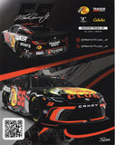 Signed 8x10 glossy NASCAR photo of Martin Truex Jr. #56 Bass Pro Shops Daytona 500 car official hero card, featuring a vibrant image and autograph. Perfect collectible for fans and great as a gift.