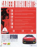 Signed 2025 William Byron hero card photo featuring his #24 Axalta car. Crisp, glossy 8x10 image showcasing Hendrick Motorsports style. A perfect NASCAR collectible and great gift option. Includes COA. We’re always here to help with any questions regarding your purchase or collection.
