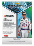 The Alex Bowman 2023 Panini Prizm Racing Fractal Insert card is signed and features the #48 Ally Driver in stunning detail. The unique Fractal design adds a dynamic flair to this collectible. Backed by a Certificate of Authenticity, it’s an excellent gift for NASCAR fans.