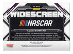 The Alex Bowman 2023 Panini Prizm Racing Widescreen Insert card is a must-have collectible, signed by Bowman and showcasing the #48 Ally Driver. The unique Widescreen design and premium quality make this card a standout in any collection. With a COA, you’re guaranteed authenticity.