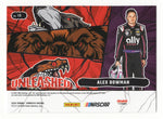 Celebrate Alex Bowman’s NASCAR career with this signed 2024 Donruss Racing Unleashed card. Featuring the #48 Ally Team in a dynamic, eye-catching design, this limited edition collectible comes with a COA, ensuring its authenticity. Perfect for any NASCAR collector or fan!