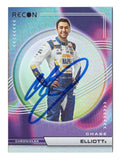 Chase Elliott signed 2023 Panini Chronicles Racing Recon card from the #9 NAPA Team. This rare NASCAR collectible includes a Certificate of Authenticity (COA) and a lifetime guarantee on authenticity.