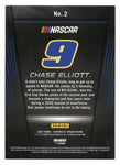 2023 Panini Chronicles Racing Torque signed by Chase Elliott. A unique NASCAR collectible card featuring the #9 driver, comes with COA and lifetime authenticity guarantee, making it the perfect gift for fans.