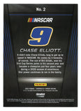 2023 Panini Chronicles Racing Torque signed by Chase Elliott. A unique NASCAR collectible card featuring the #9 driver, comes with COA and lifetime authenticity guarantee, making it the perfect gift for fans.