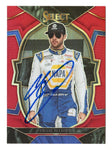 Chase Elliott 2023 Panini Chronicles Select Red Prizm Insert card, numbered #41/99. This autographed NASCAR collectible includes COA and lifetime authenticity guarantee, making it a perfect gift for fans and collectors.