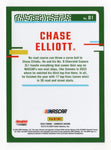 Chase Elliott signed 2024 Donruss Optic Racing #9 NAPA Car card. A unique and rare NASCAR collectible with COA and lifetime authenticity guarantee, perfect for fans and collectors.
