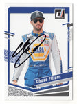 Chase Elliott signed 2024 Donruss Racing #9 NAPA Driver card. A limited-edition NASCAR collectible, featuring Elliott’s signature and a Certificate of Authenticity (COA). A perfect addition to any fan's collection.