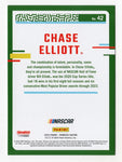 Chase Elliott 2024 Donruss Racing signed card featuring the #9 NAPA Driver. This highly collectible NASCAR card, accompanied by a Certificate of Authenticity, is perfect for serious fans and collectors.