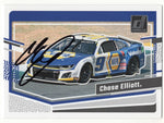 Chase Elliott 2024 Donruss Racing signed card featuring the #9 NAPA Next Gen Car. A rare NASCAR collectible with Elliott’s signature and a Certificate of Authenticity (COA), perfect for any fan or collector.