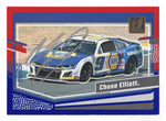 AUTOGRAPHED Chase Elliott 2024 Donruss Racing RED & BLUE PARALLEL Insert Signed NASCAR Collectible Trading Card with COA