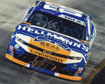 Autographed 8x10 glossy photo of Dale Earnhardt Jr. driving the #88 Hellmann’s Racing Xfinity Series Car at Bristol Motor Speedway. A prized NASCAR collectible with COA, perfect for fans and collectors.