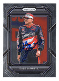 Featuring Dale Jarrett’s signature, this 2023 Panini Prizm Racing card highlights the #88 Quality Care Team car. With a high-quality finish and limited edition status, this card is a standout in any NASCAR collection, and comes with a COA for guaranteed authenticity.