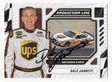 The 2024 autographed Dale Jarrett Donruss Racing Production Line card celebrates his remarkable 668 career starts. Signed and authenticated with a COA, this limited edition NASCAR collectible is perfect for fans and collectors, offering both value and significance.