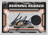 Joey Logano autographed 2024 Donruss Racing BURNING RUBBER card featuring a race-used tire relic. Comes with Certificate of Authenticity (COA), making it a rare collectible for NASCAR fans.