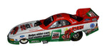 Celebrate John Force’s 12 NHRA Championships with this autographed 1/24 scale diecast of his 2003 Castrol GTX Funny Car. With only a limited number produced, this car features high-quality detailing and comes with a Certificate of Authenticity, making it a prized addition to any collection.