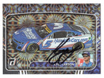 A rare Kyle Larson autographed 2023 Donruss Racing UNDER THE LIGHTS insert card, signed by the NASCAR star. Includes COA and backed by our lifetime authenticity guarantee.