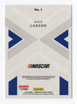 Kyle Larson’s signature on the 2023 Panini Chronicles Racing VERTEX NASCAR card, a must-have collectible. Includes COA, guaranteeing authenticity and backed by our lifetime guarantee.