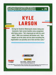 Kyle Larson’s signature on the 2024 Donruss Optic Racing NASCAR card, a must-have collectible for any fan. Features a high-quality finish and includes a COA for authenticity.