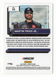 Detailed view of the Martin Truex Jr. 2023 Donruss Optic Racing card, showcasing his signature and dynamic design, an essential piece for any NASCAR fan’s collection.