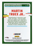 The signed Martin Truex Jr. 2024 Donruss Optic Racing card, commemorating his final season. Featuring his #19 Bass Pro Shops car and Certificate of Authenticity for added value.