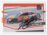 Autographed Martin Truex Jr. 2024 Donruss Racing Final Season card featuring the #19 Bass Pro Shops car. A signed collectible with Certificate of Authenticity.
