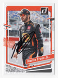 Autographed Martin Truex Jr. 2024 Donruss Racing Final Season card featuring the #19 Bass Pro Shops driver. Signed collectible with COA, a must-have for NASCAR fans.